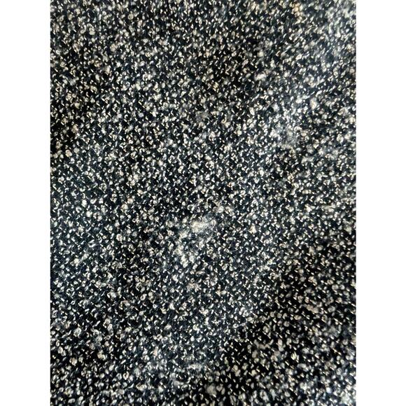 Casual Corner Tweed Wool Blend Skirt Gray Black Made in Italy Size 4 - Picture 4 of 8